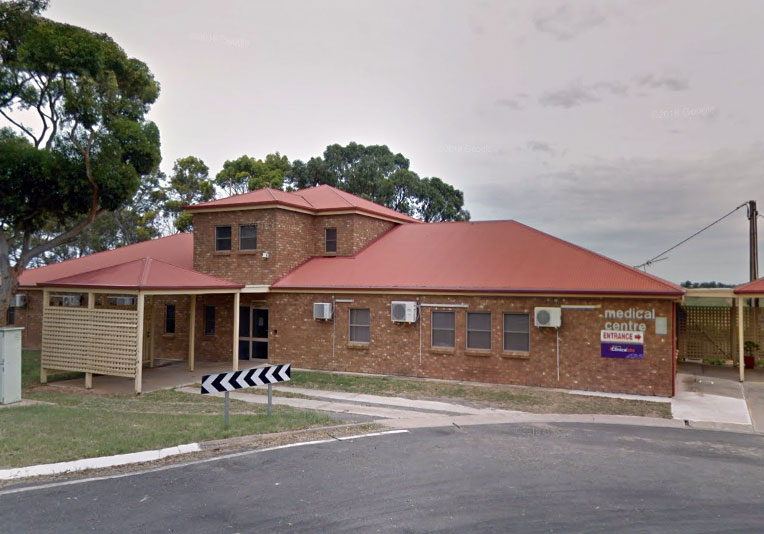 Entrance to the Murraylands Medical Centre at Tailem Bend