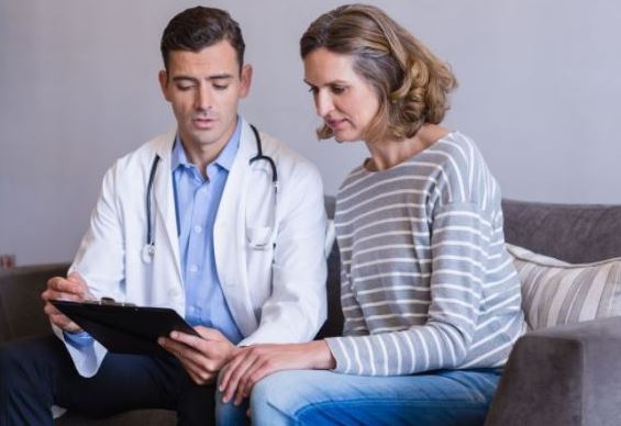 Doctor with his patient in a regular health assessment session, Health check in Adelaide