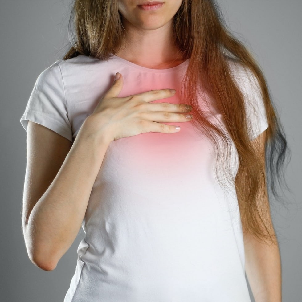 A woman suffering from heart palpitations, Iron deficiency GP