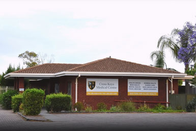 Exterior view of Cross Keys Medical Centre which provides Bulk Billing GP, Allied and specialist health services in Brahma Lodge